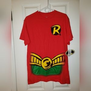 Batman and Robin men's women's adult size medium cosplay costume NWT